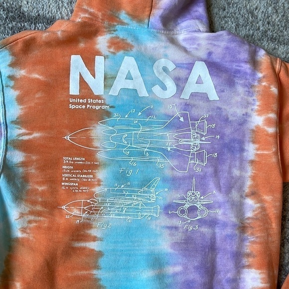 NASA Tie Dyed Hoodie - Picture 4 of 7